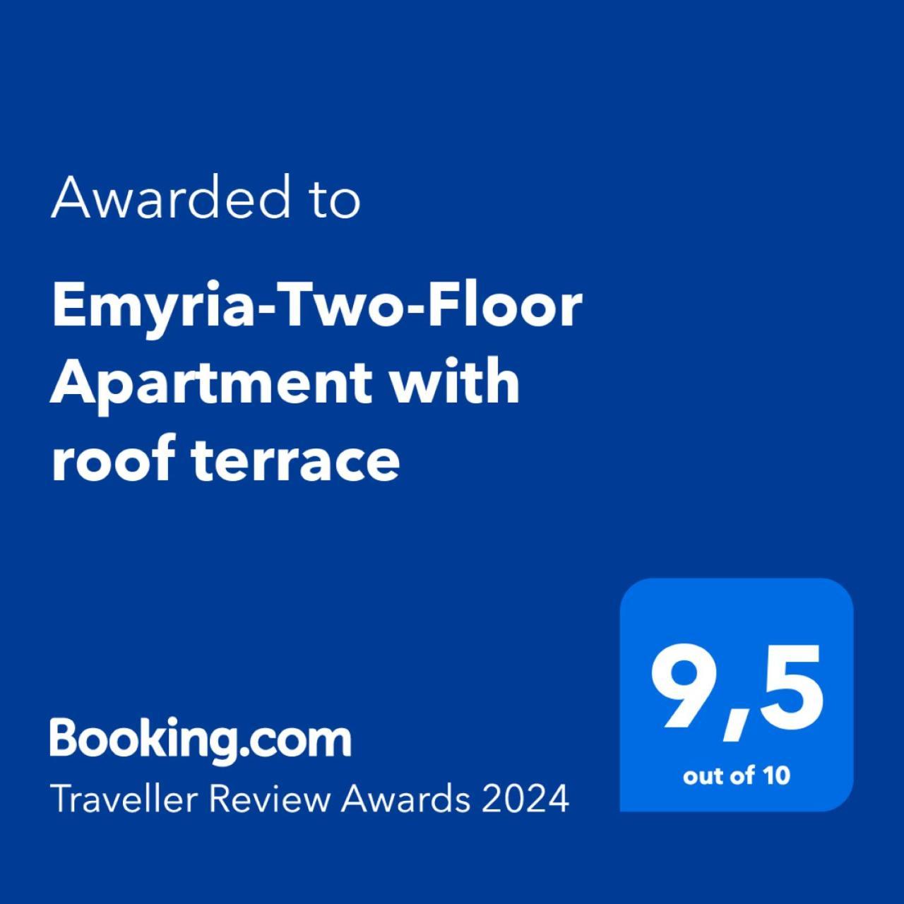 Emyria-Two-Floor Apartment With Roof Terrace 扎金索斯镇 外观 照片